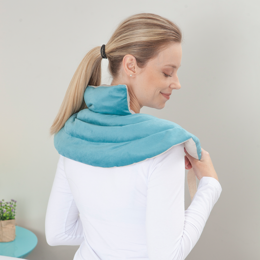 Almofada Térmica De Sementes Para Cervical & Ombros Naturale