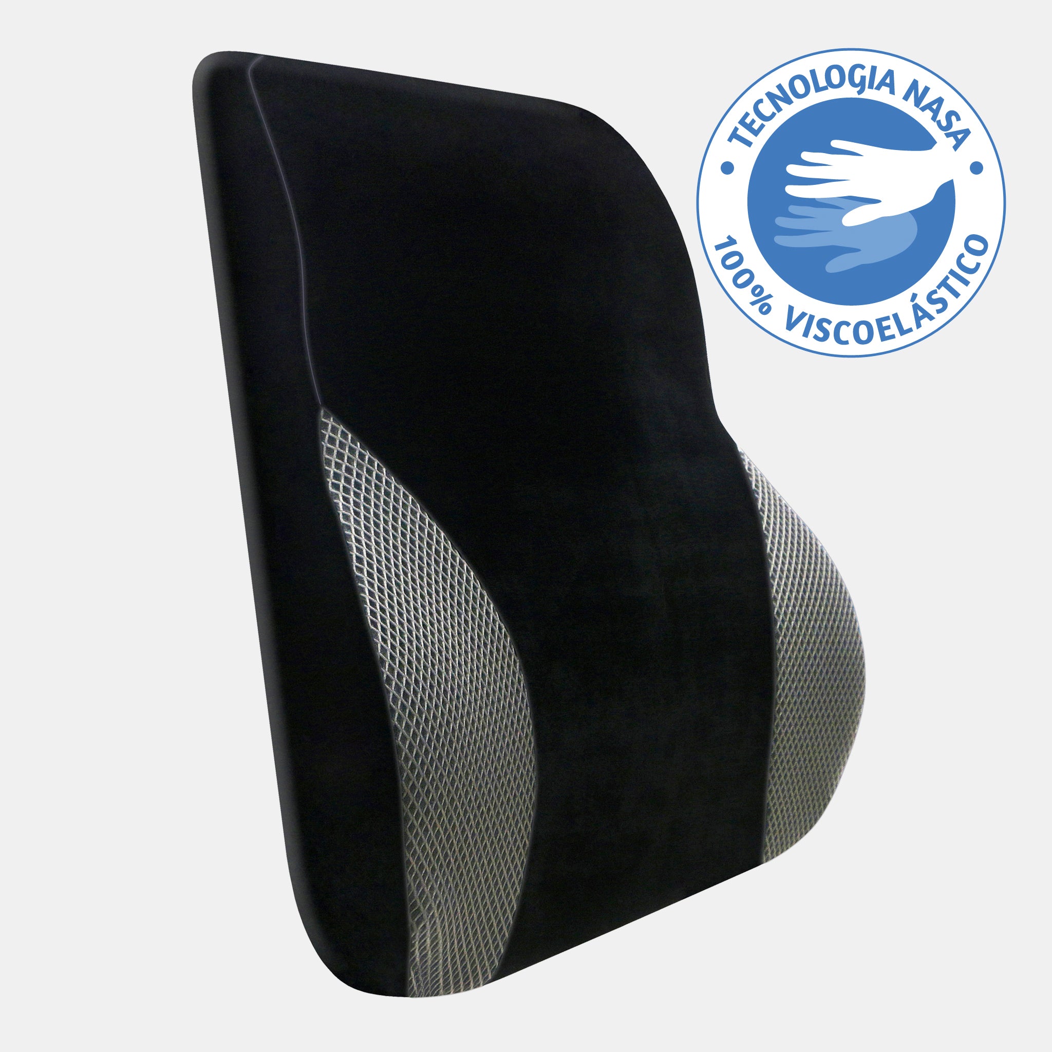 Almofada Luxo Lombar Cor Grafite