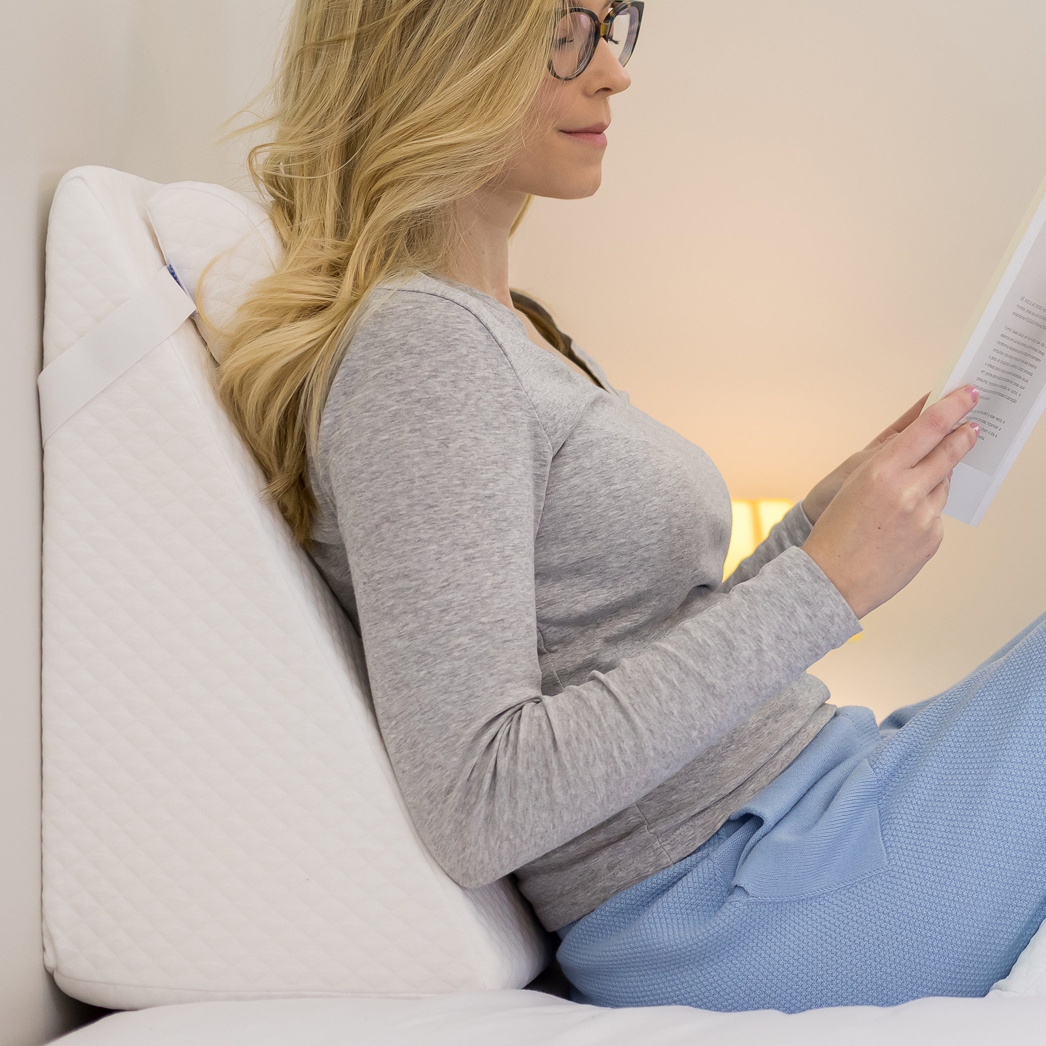 Almofada Triangular Conforto Pós Cirúrgico