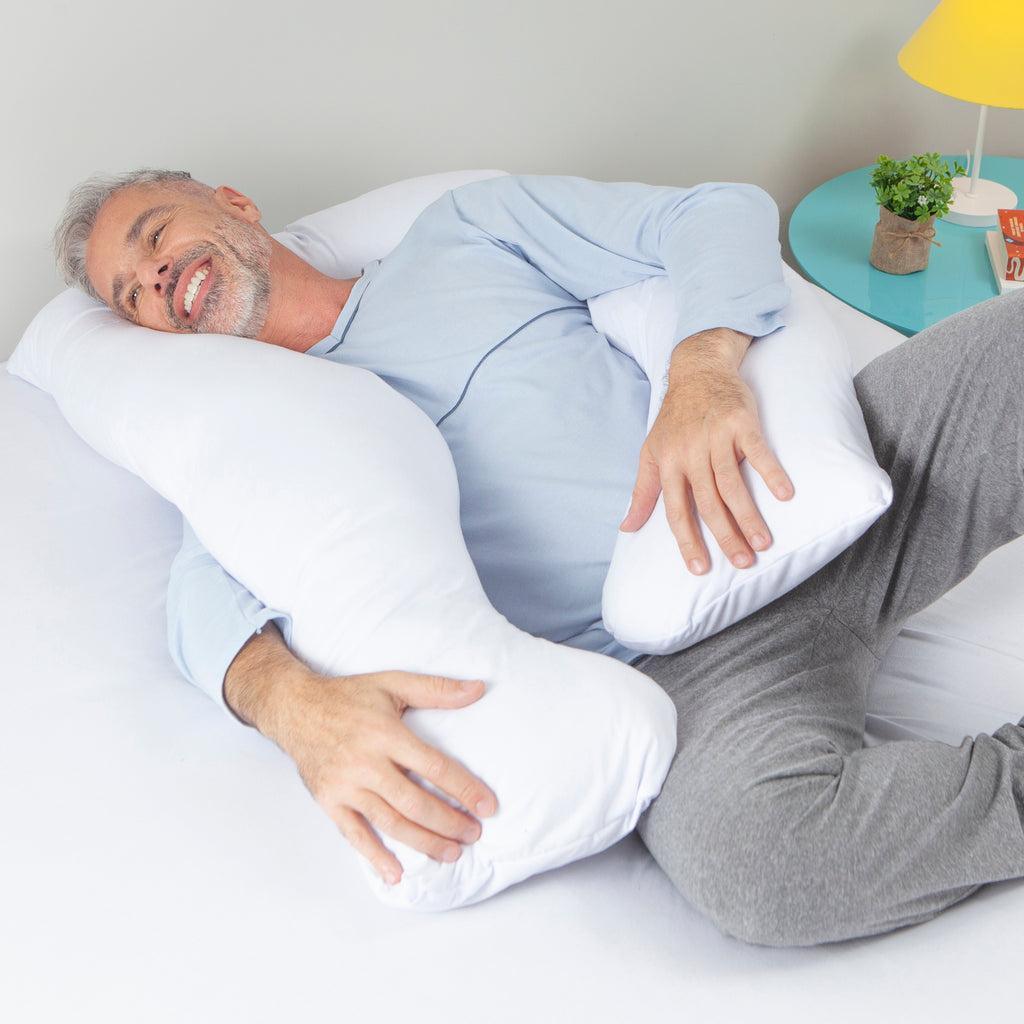 Travesseiro Agarradinho Corporal Algodão Branco