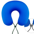 Neck Pillow Cor Azul Royal Visco - foto 2