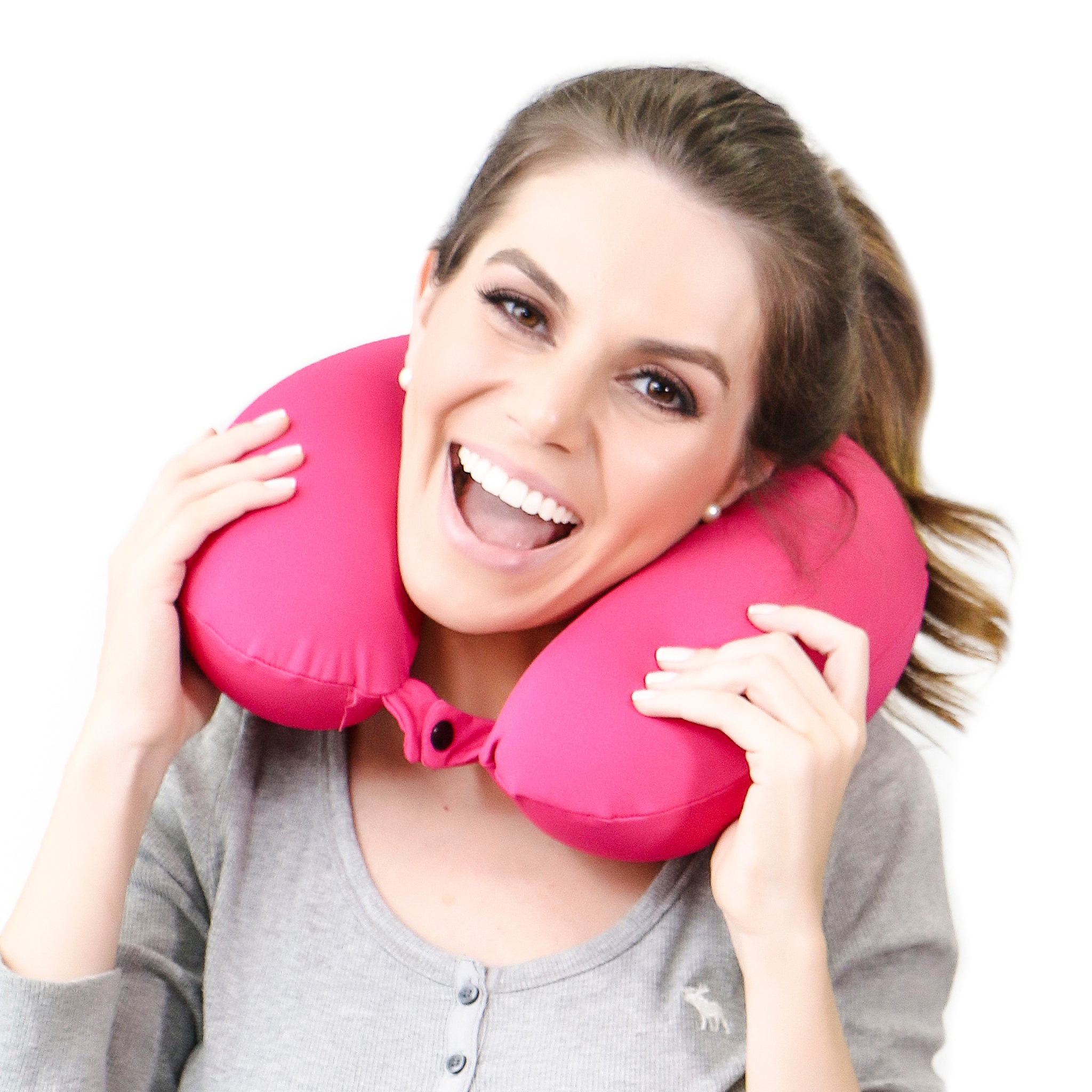 Neck Pillow Cor Rosa Visco