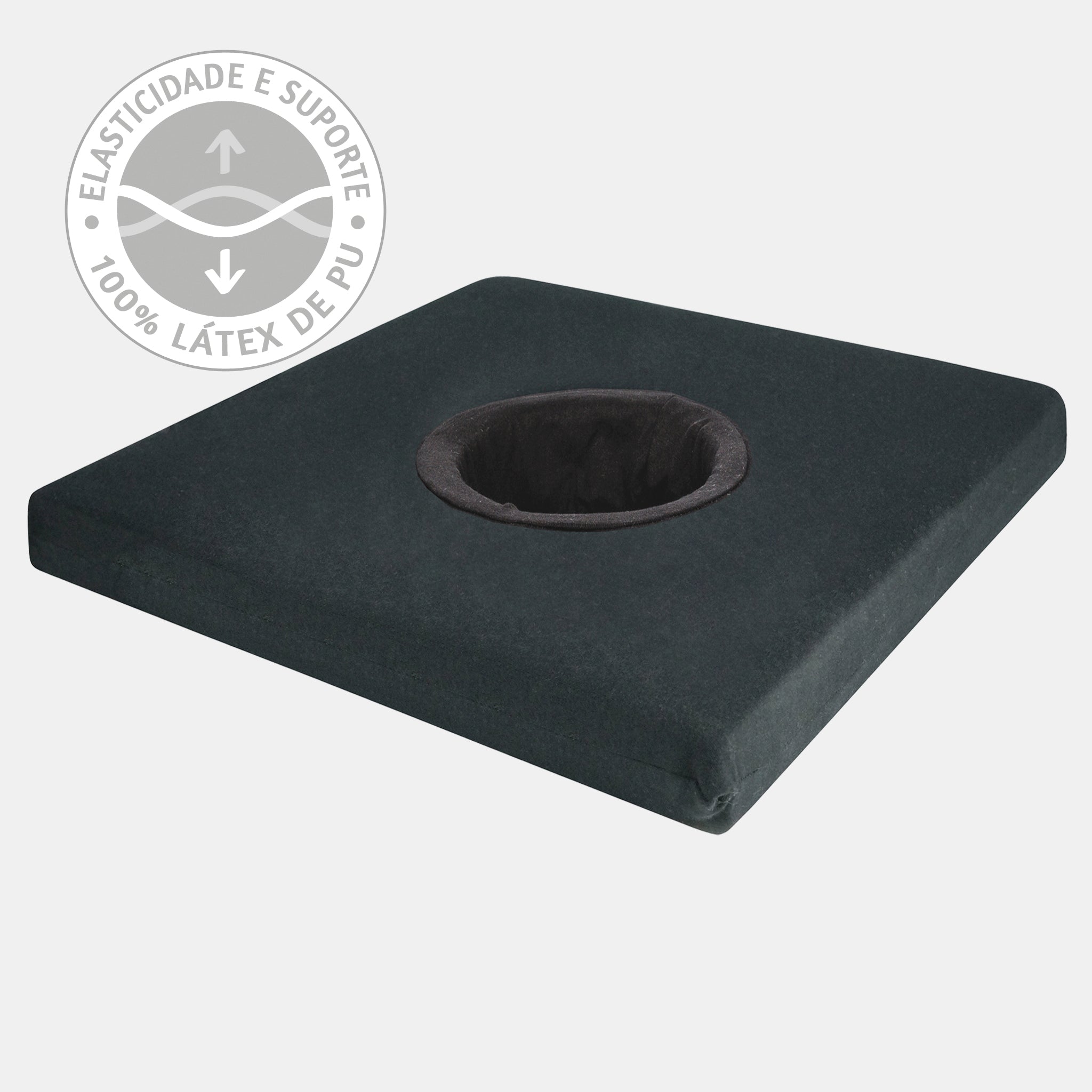 Almofada Quadrada Com Orifício - Baixa