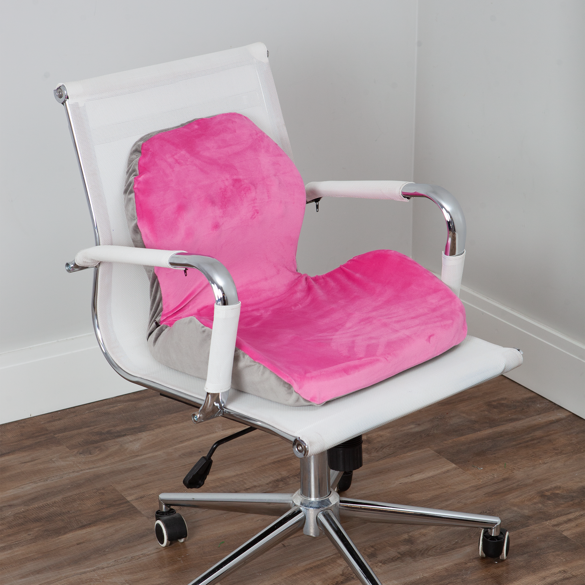 Super Assento Visco Plush Cor Rosa/Grafite