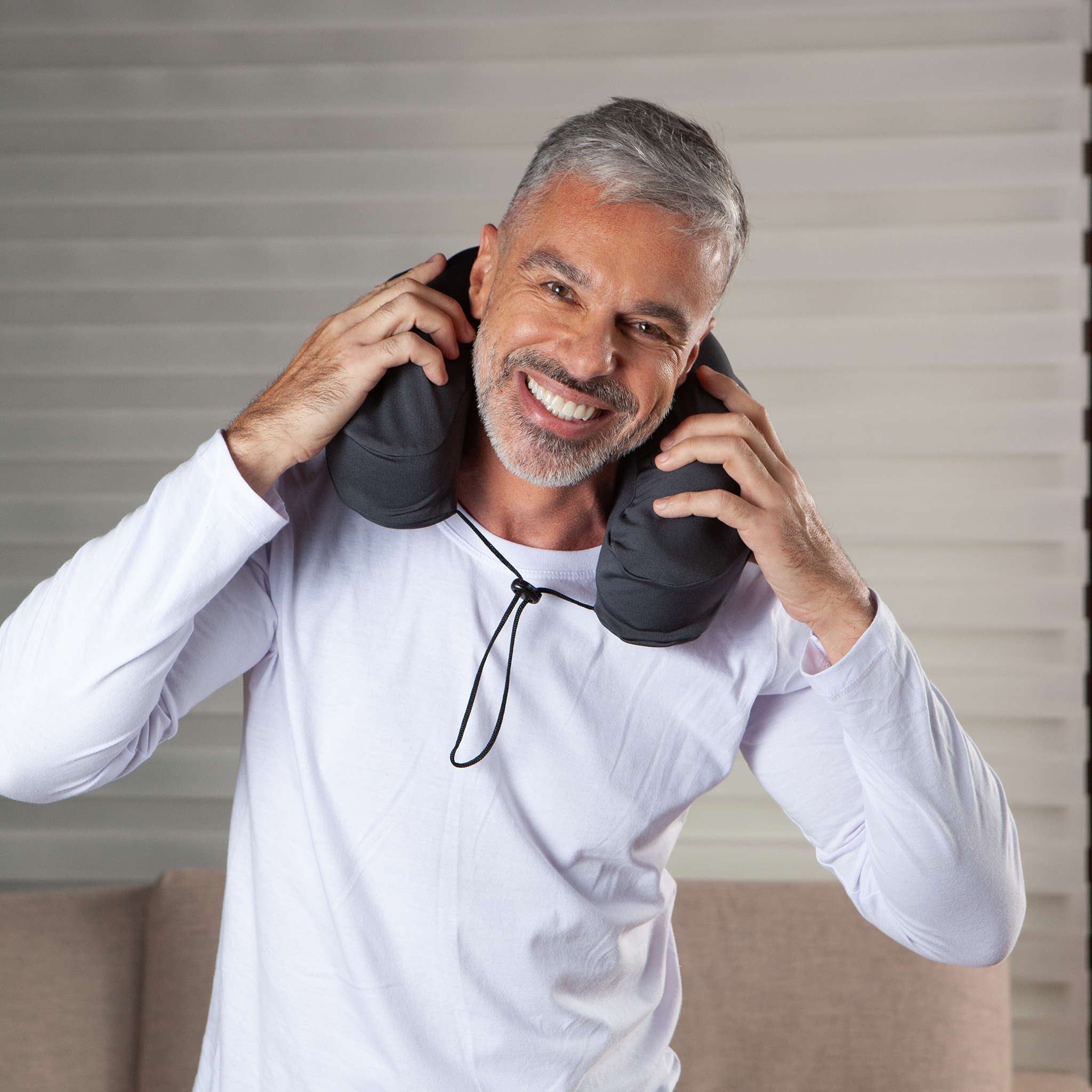 Super Neck Pillow Cor Grafite