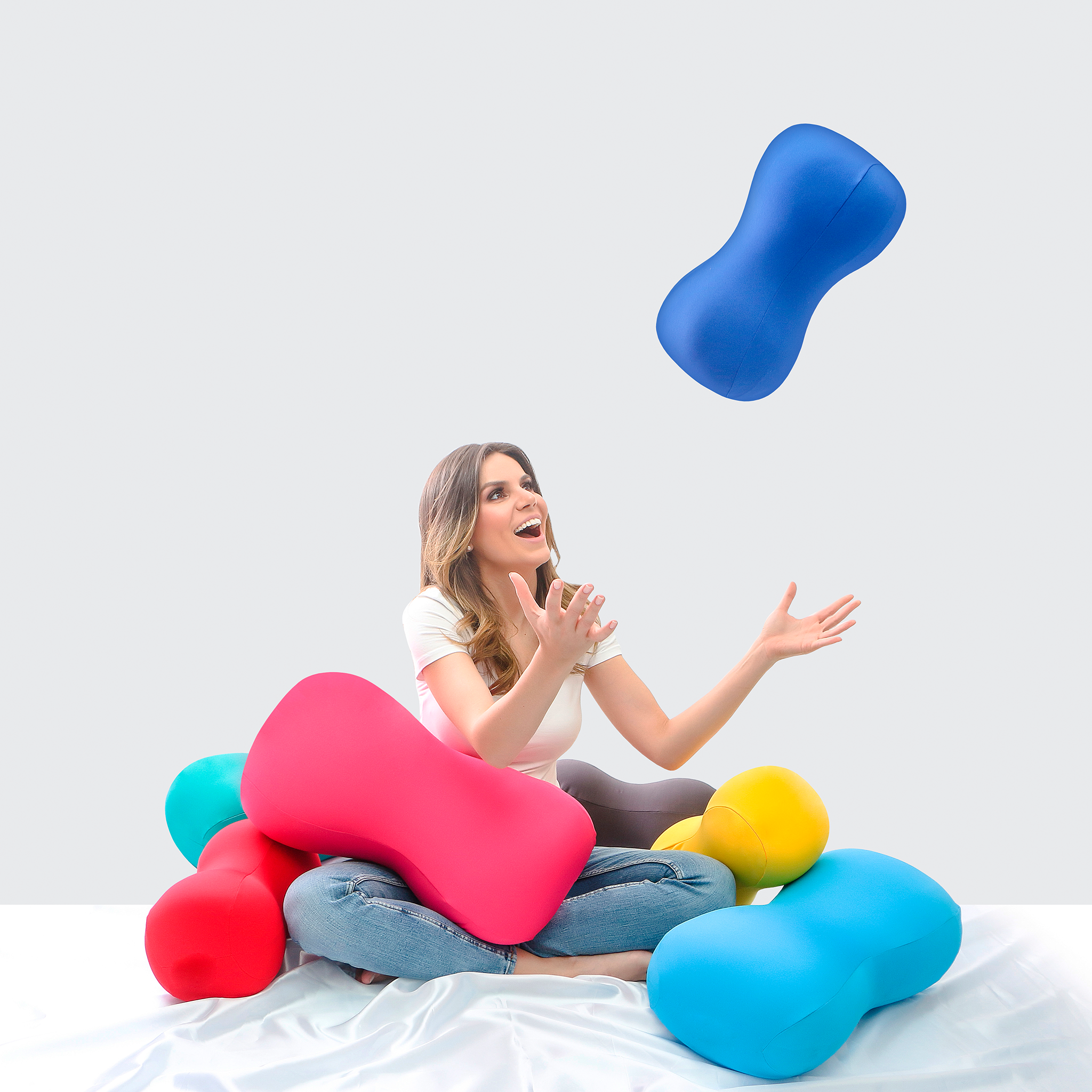 Suporte Multifuncional Pedrita Azul Royal