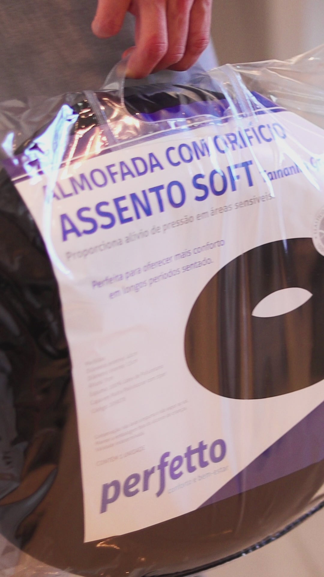 Assento Soft - Extra Grande (cor preta)
